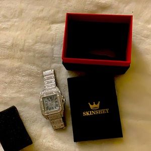 Iced out watch unisex